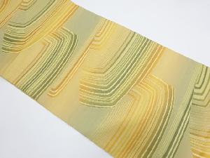 抽象模様織り出し名古屋帯